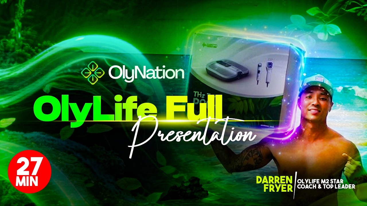 OlyLife Full Presentation in 27 Minutes: PEMF + Terahertz Technology + Comp Plan by M2 Darren Fryer